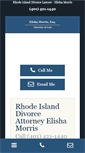 Mobile Screenshot of divorcelawyersrhodeisland.com