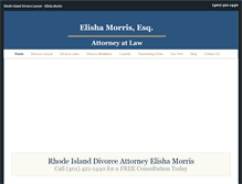 Tablet Screenshot of divorcelawyersrhodeisland.com